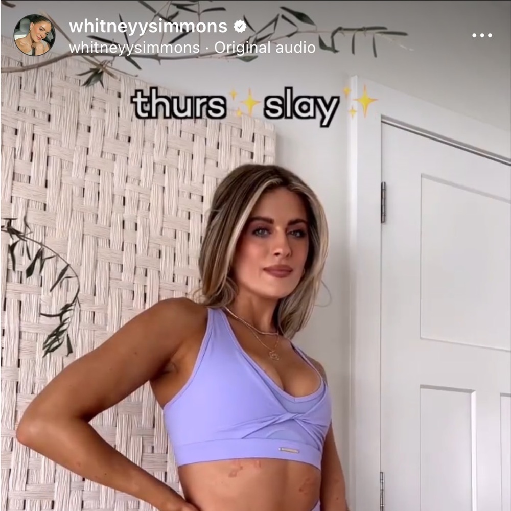 Whitney Simmons Gymshark Collection Sports Bra